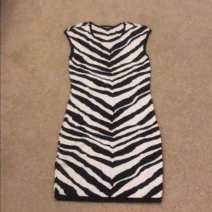 Zebra sweater dress- worn once